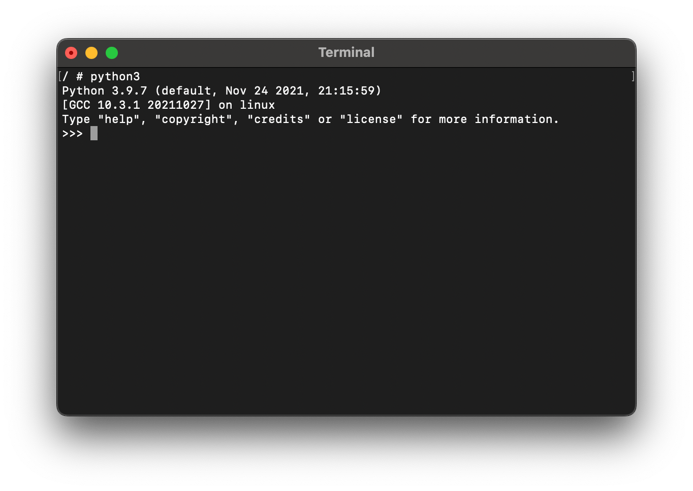 [Docker] Install Python3 on Alpine Linux